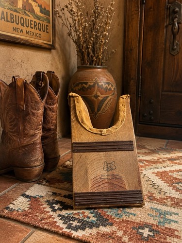 Vintage fox mfg wooden boot - fox,