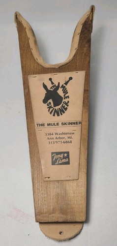 Vintage wooden boot jack - vintage,
