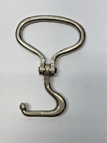 Rare folding handle boot pull - folding,