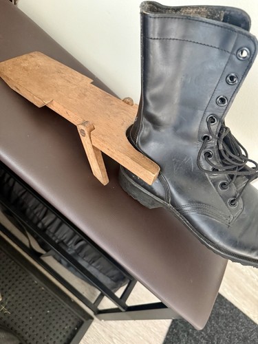 Vintage folding wooden boot - folding,