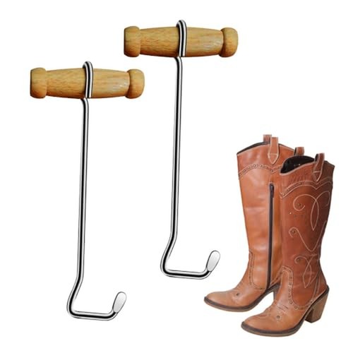 Steel boot hooks - 9", with