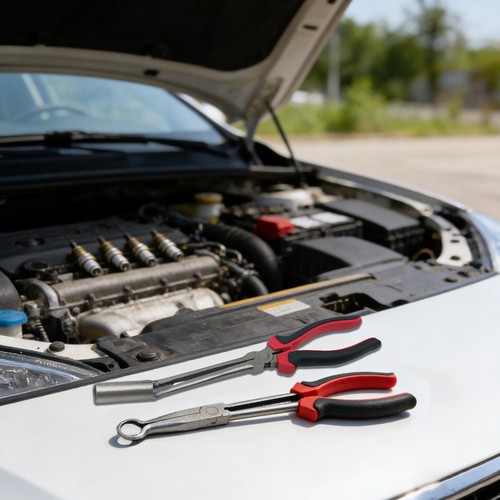 Car motorcycle spark plug - spark,