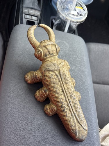 Vintage cast iron beetle - vintage,