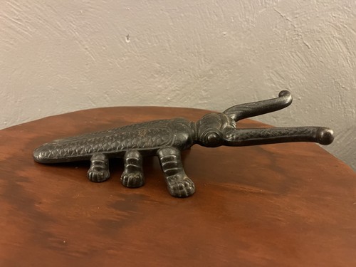Vintage cast iron beetle - cast, boot